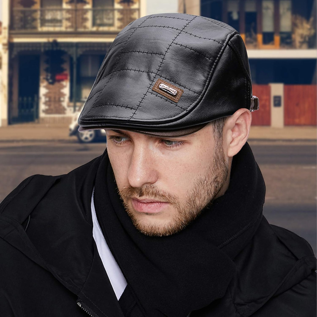 Boina de Cuero para Hombre
