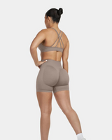 Pantalón Corto Deportivo sin Costuras con Efecto Esculpido y Diseño Acanalado (OFERTA 2X1)