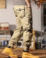 Pantalones Cargo Vintage Para Hombre de Estilo Americano