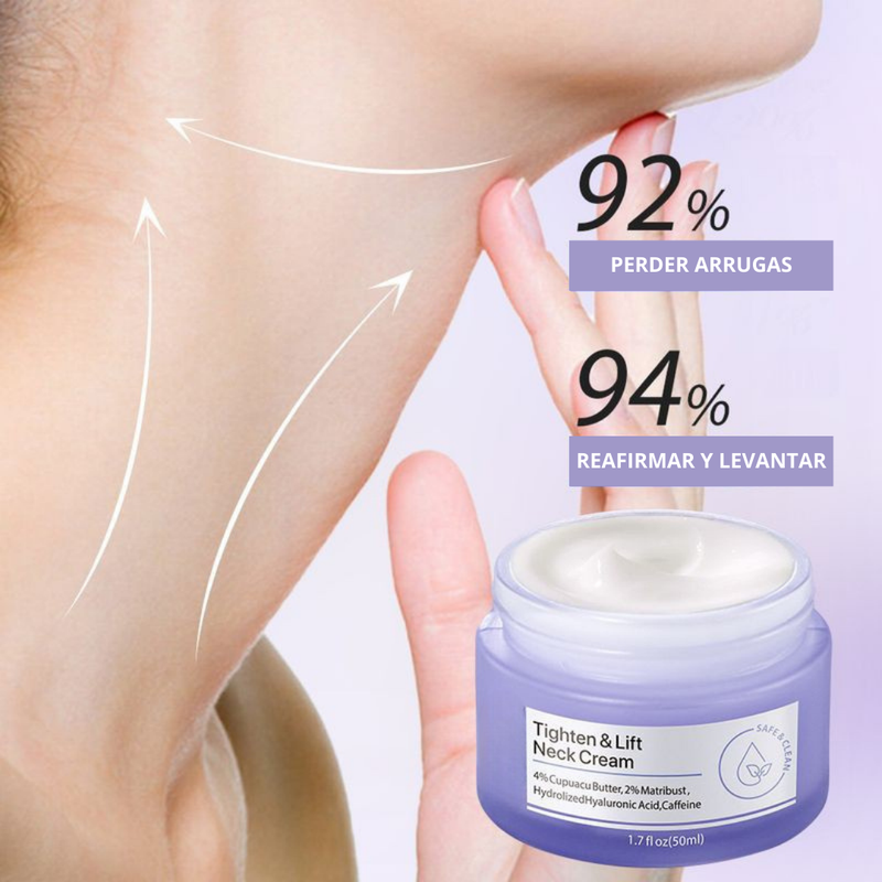 Crema Reafirmante y Tensora del Cuello para Pieles con Arrugas
