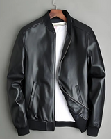 Chaqueta Bomber de Cuero para Hombre®