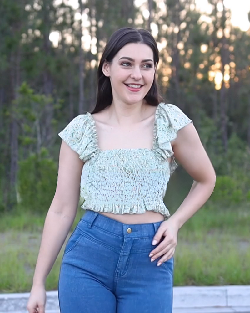 Pantalón Vaquero Ajustado de Mujer con Efecto Moldeador y Estilo Informal