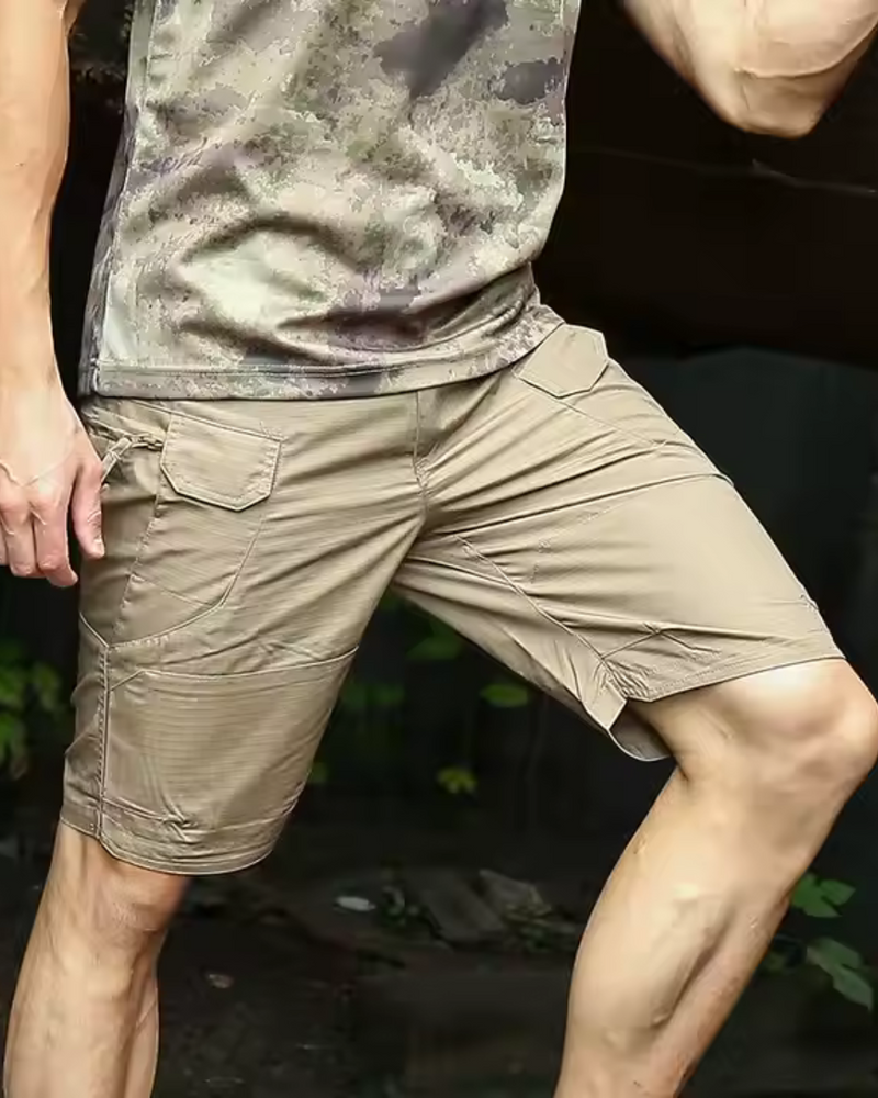 Pantalón Corto Táctico Multibolsillos para Hombre