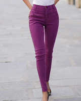 Pantalón Vaquero Ajustado de Mujer con Efecto Moldeador y Estilo Informal