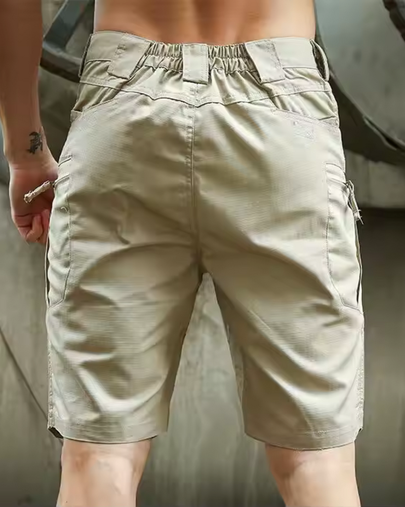 Pantalón Corto Táctico Multibolsillos para Hombre