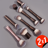 Set de brochas con Estilo, Precisión y Suavidad para un Maquillaje Impecable (OFERTA 2X1)