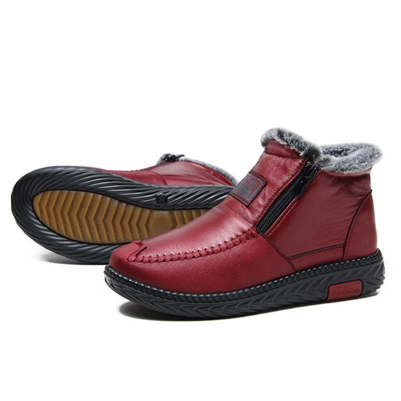 Botas Polares de Cuero para Mujer©️